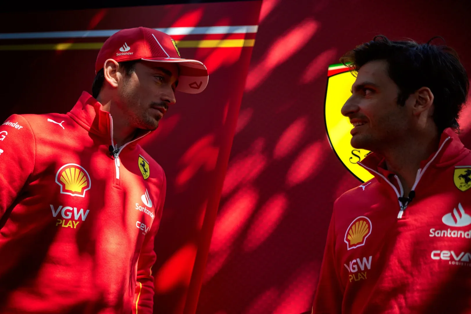 Charls Leclerc and Carlos Sainz-Ferrari