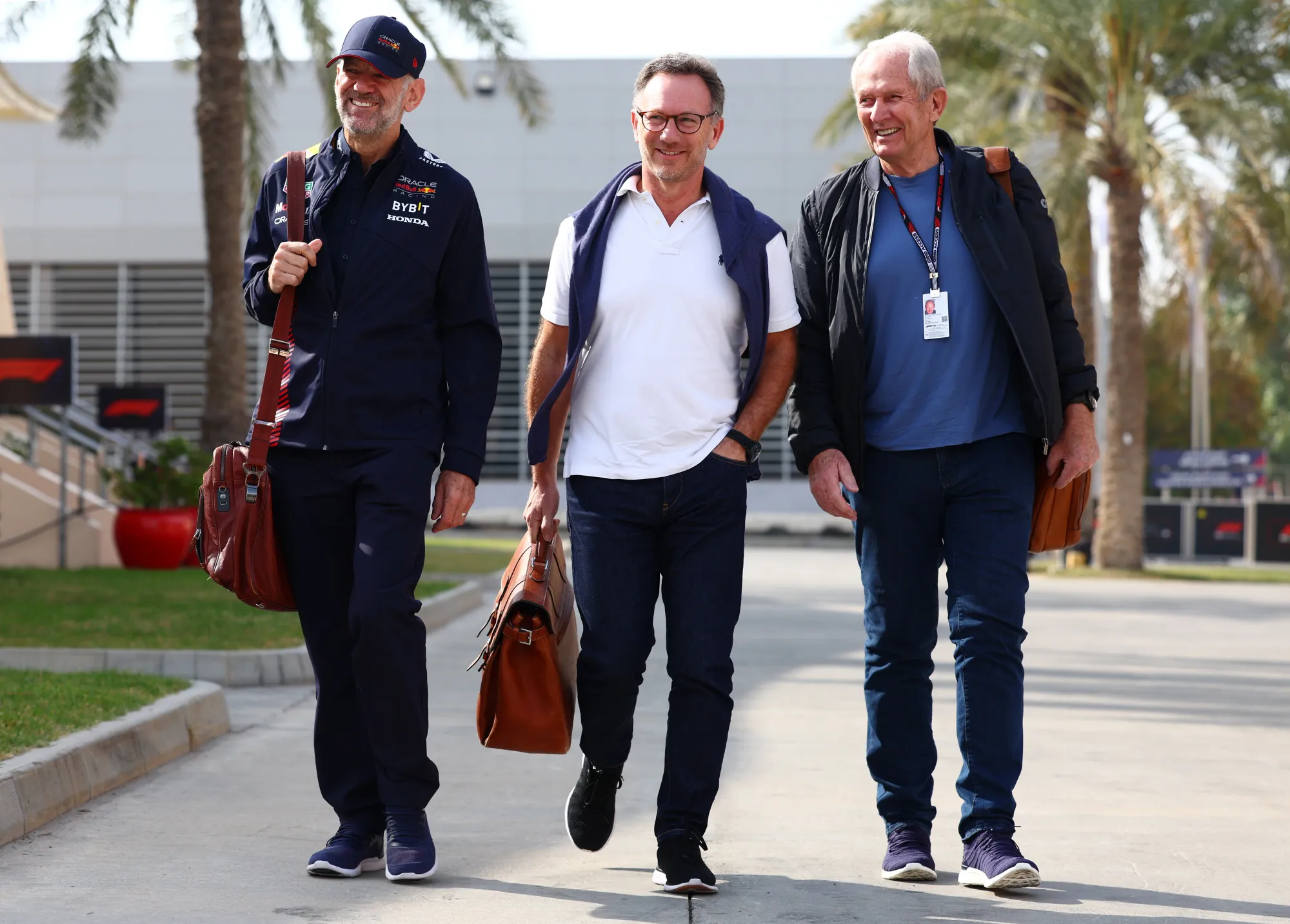 Adrian Newey, Christian Horner, Helmut Marko-Red Bull Content Pool