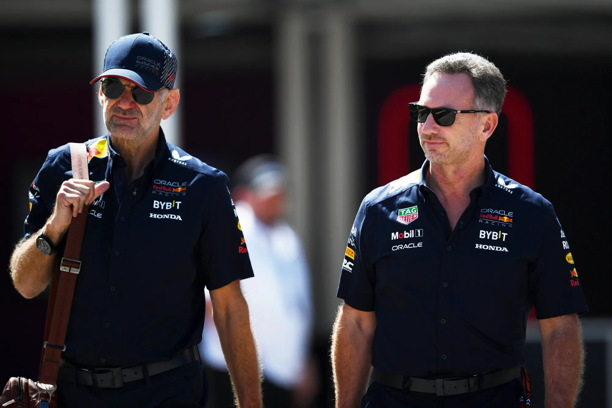 Adrian Newey and Christian Horner-Red Bull Content Pool