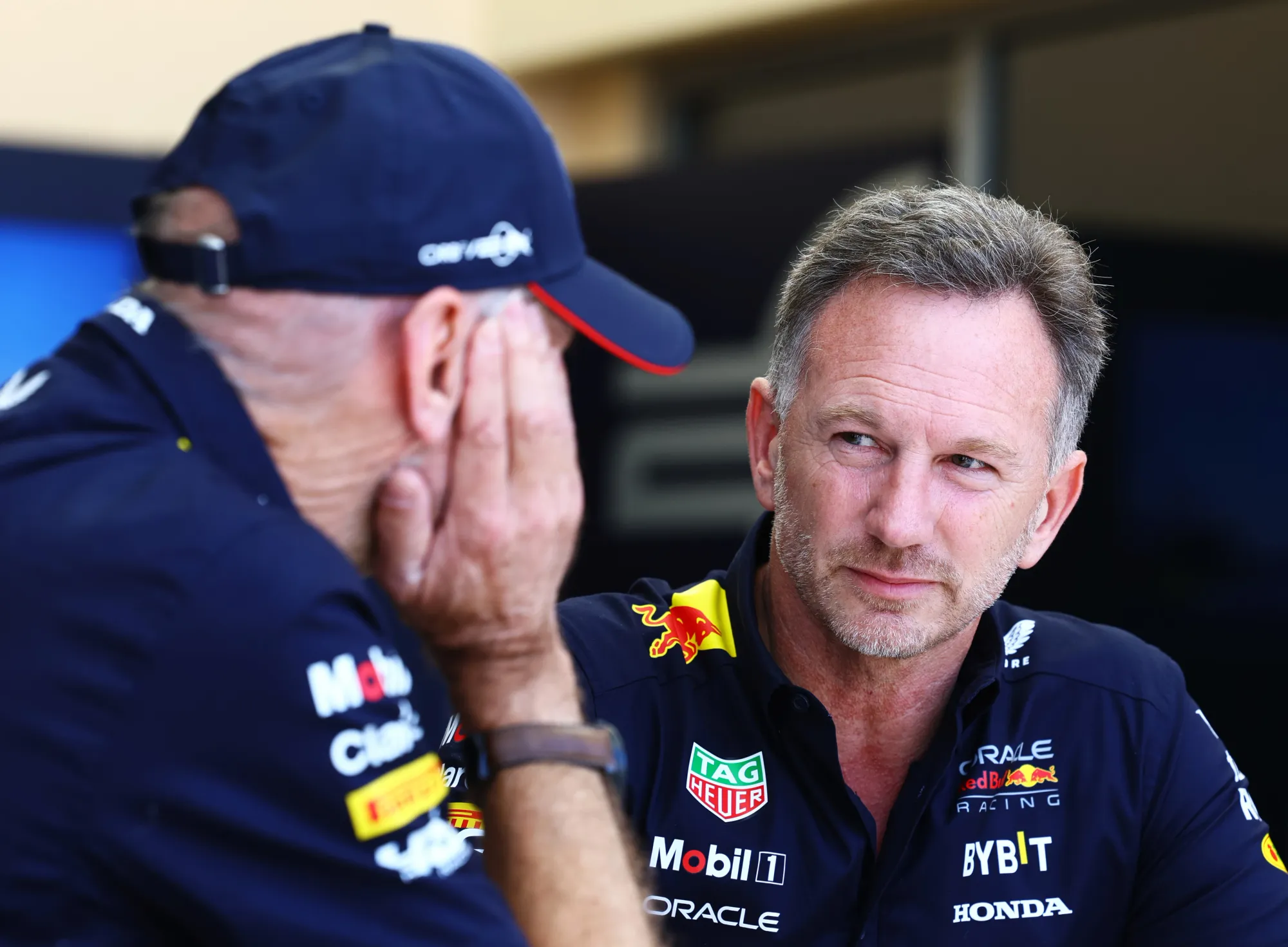 Adrian Newey and Christian Horner-Red Bull Content Pool