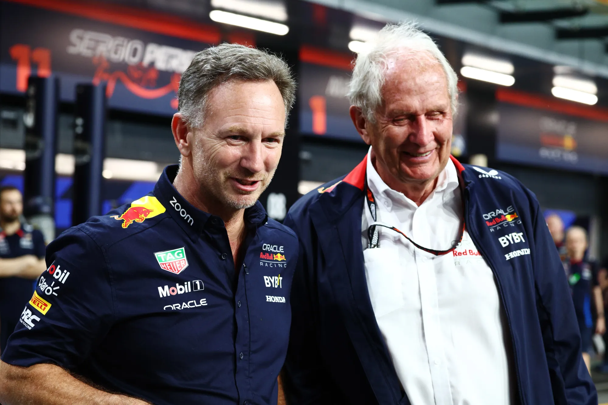 Christian Horner and Helmut Marko-Red Bull Content Pool