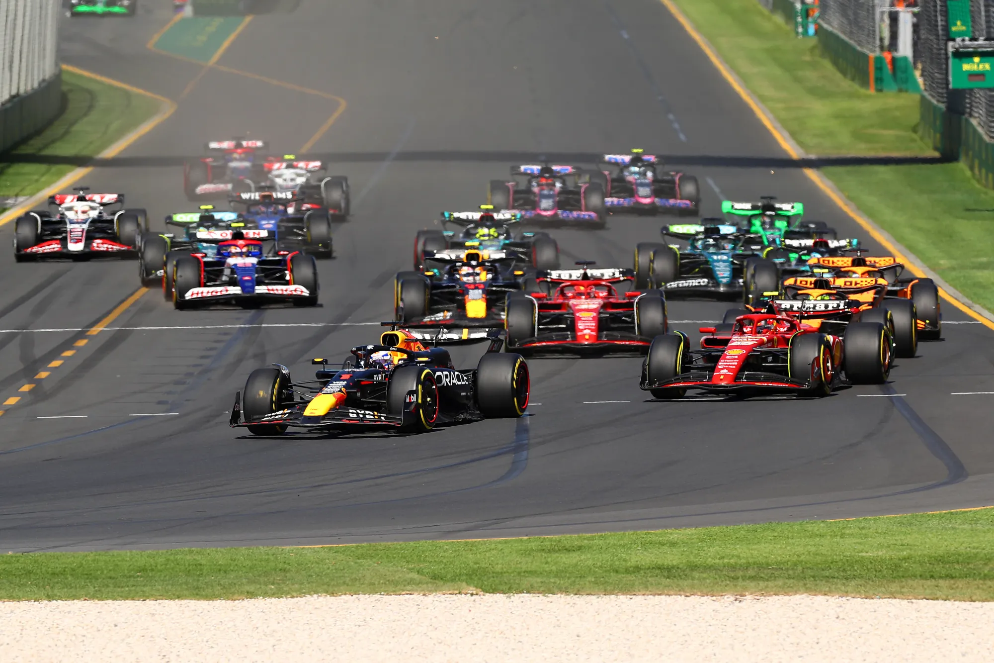 Srart of the 2024 Australian GP-Red Bull Content Pool