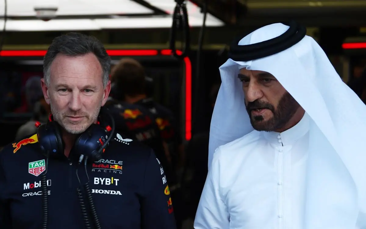 Mohammed Bin Sulayem and Christian Horner