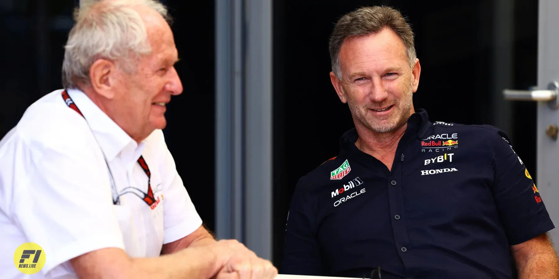 Helmut Marko and Christian Horner