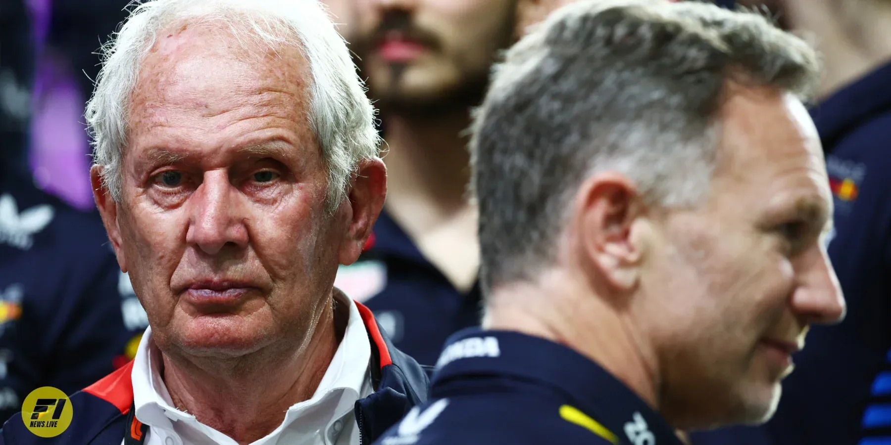 Helmut Marko and Christian Horner