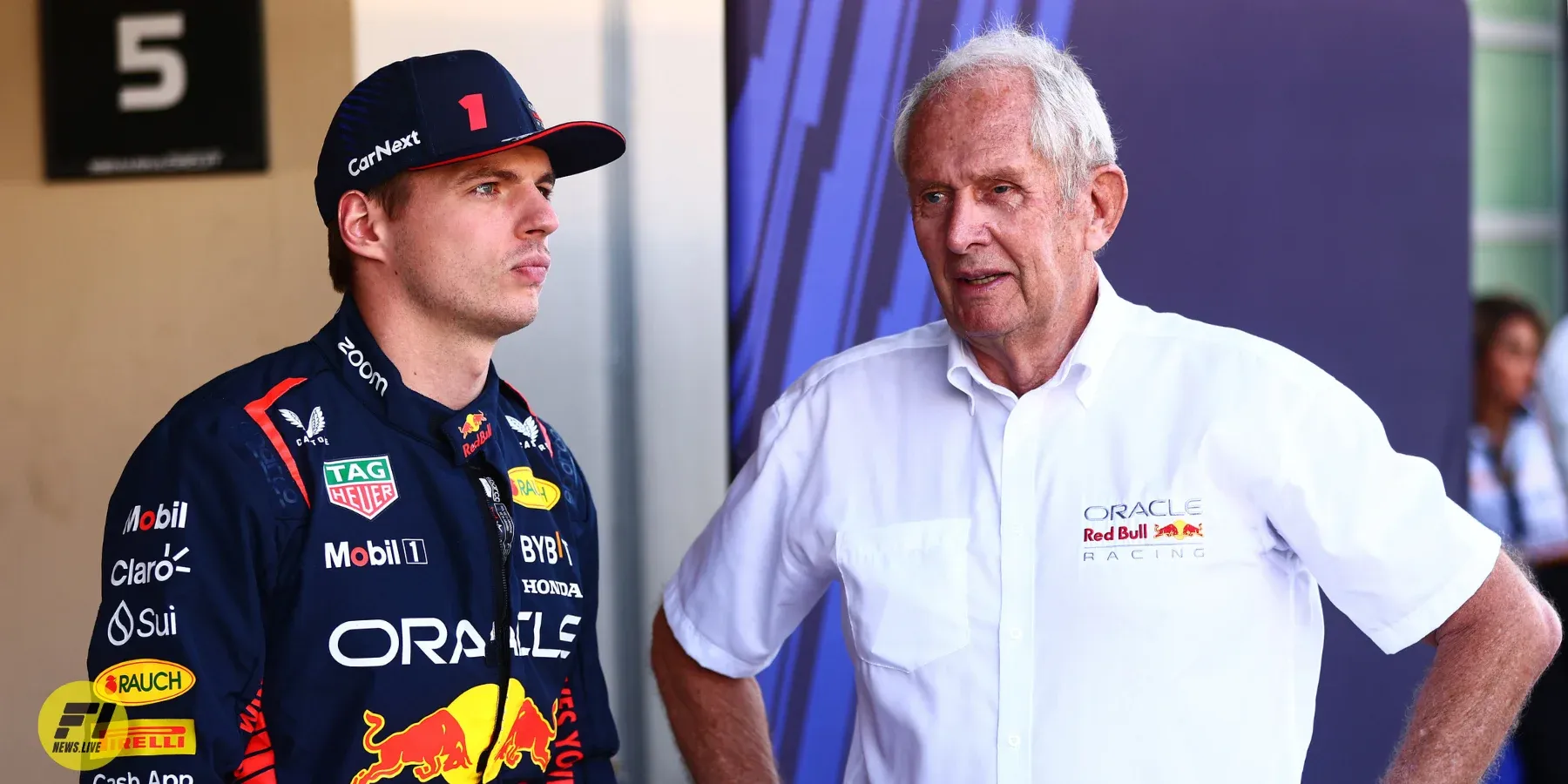 Max Verstappen and Helmut Marko