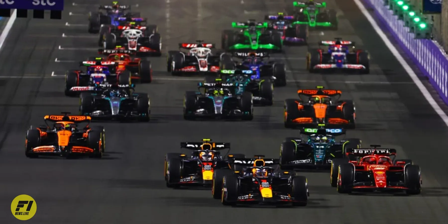 Saudi GP 2024 race start