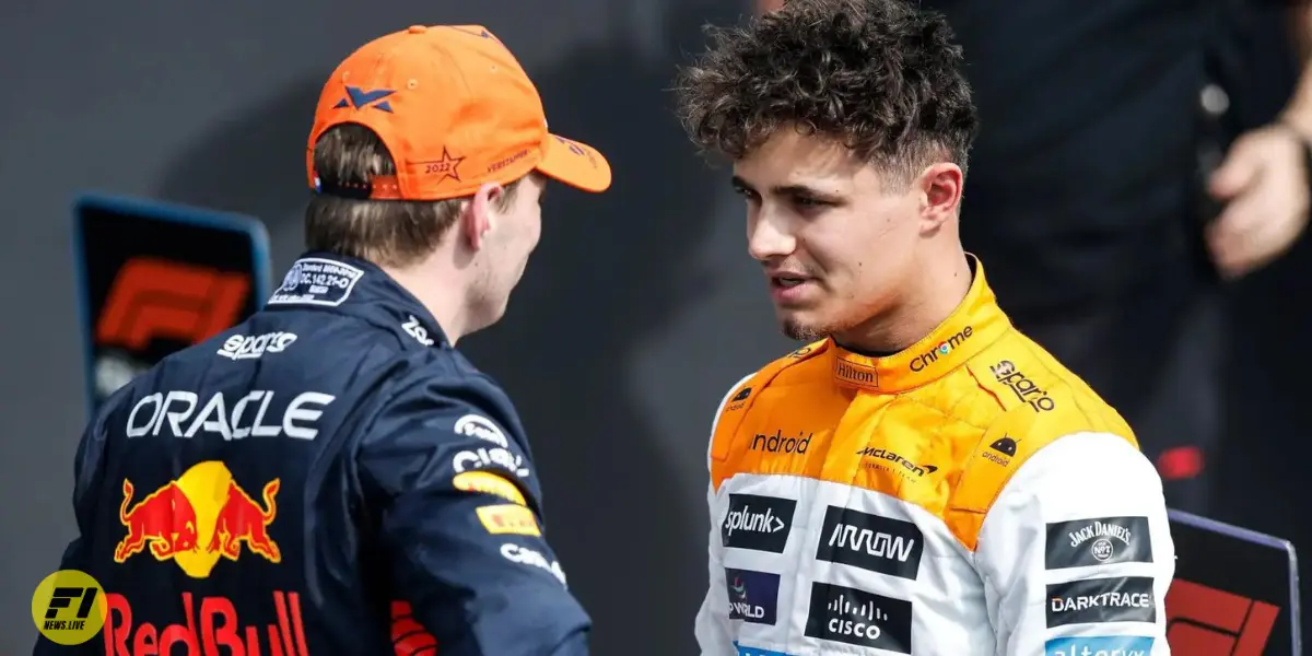 Lando Norris and Max Verstappen-Red Bull Content Pool