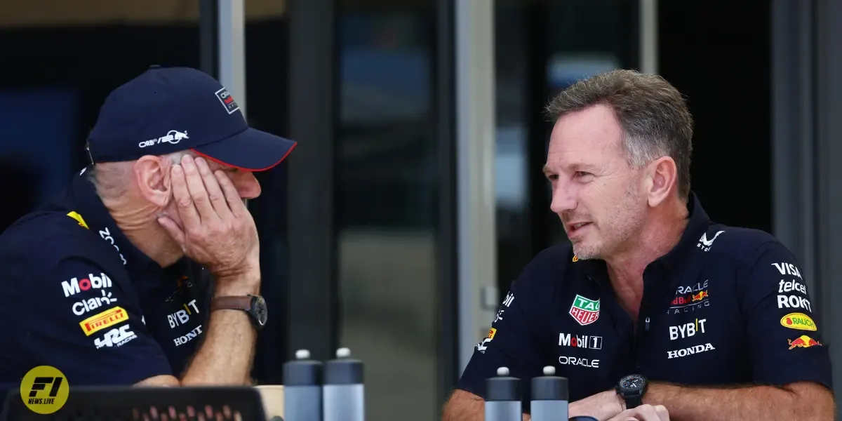 Adrian Newey and Christian Horner-Red Bull Content Pool