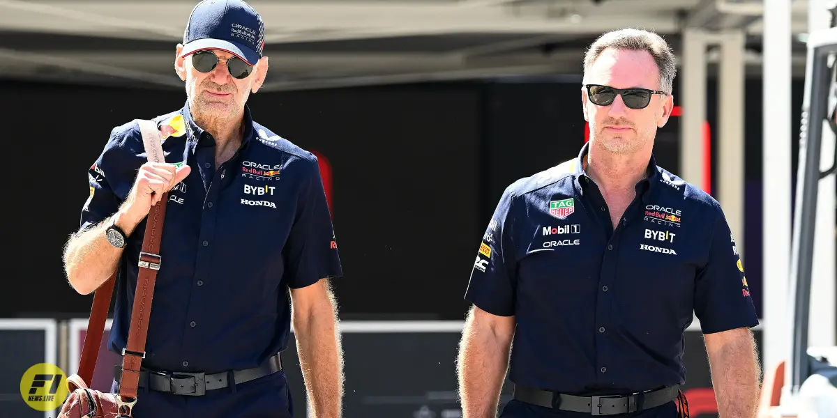 Adrian Newey and Christian Horner-Red Bull Content Pool