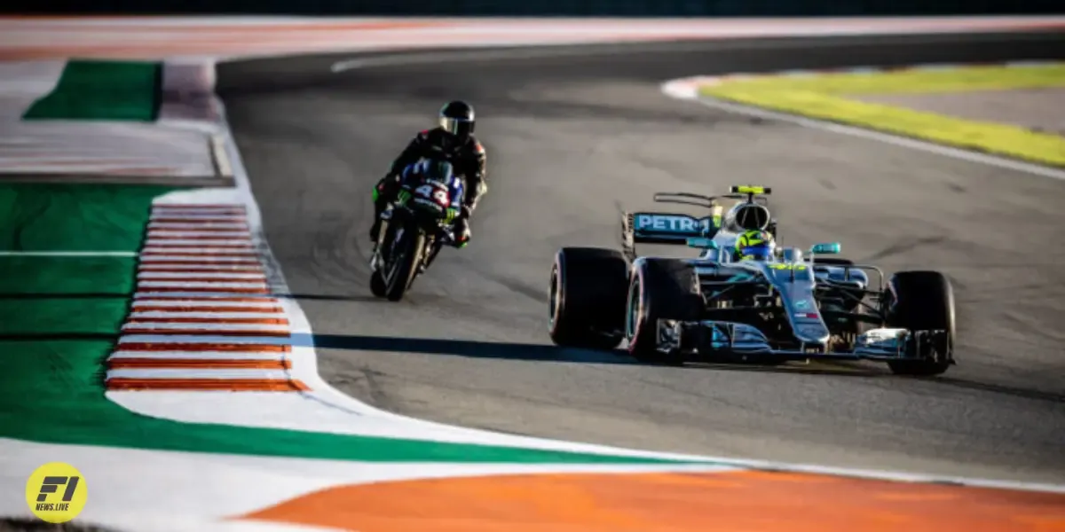 Lewis Hamilton and Valentino Rossi-Mercedes