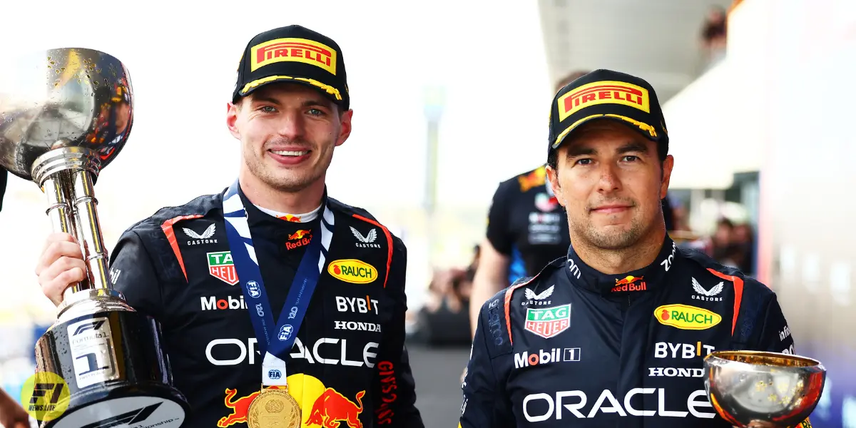 Max Verstappen and Sergio Perez-Red Bull Content Pool 