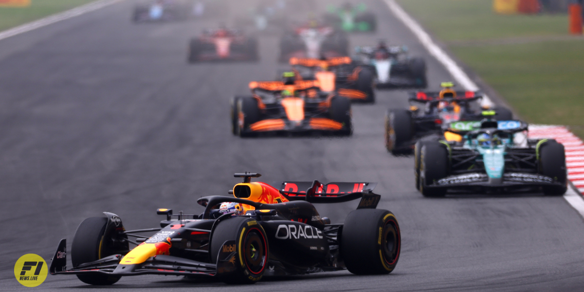 Max Verstappen leading the 2024 Chinese GP-Red Bull Content Pool