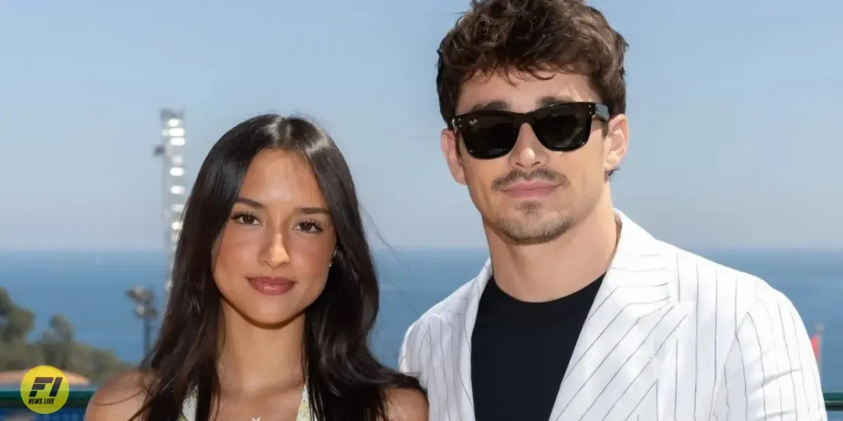 Alexandra Saint Mleux and Charles Leclerc 