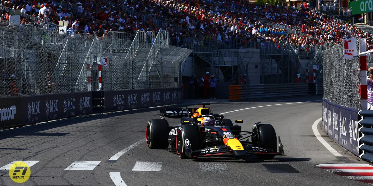 Max Verstappen in Monaco racing-Red Bull Content Pool