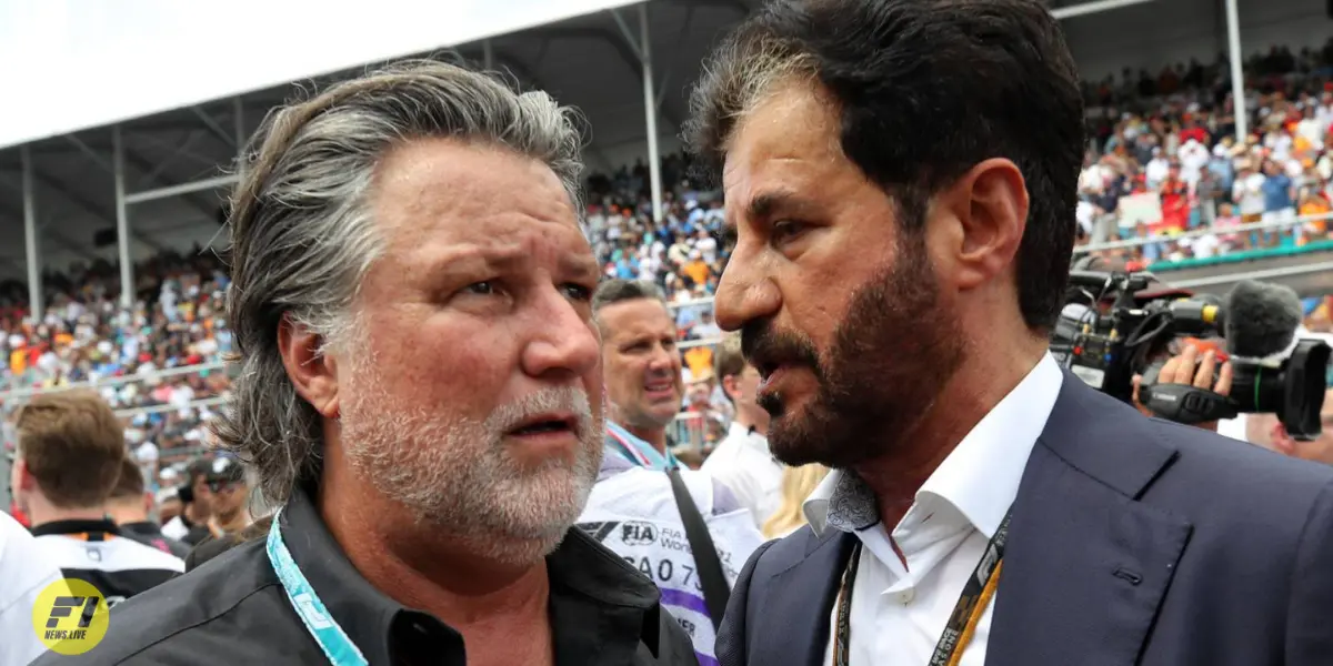  FIA president Mohammed Ben Sulayem and Michael Andretti