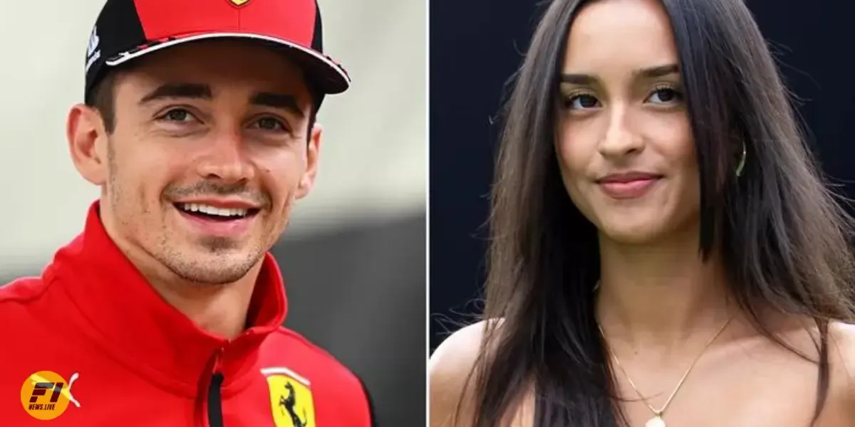 Charles Leclerc and his girlfrend Alexandra Saint