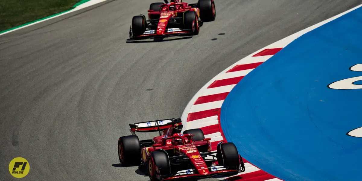 Charles Leclerc and Carlos Sainz-Ferrari