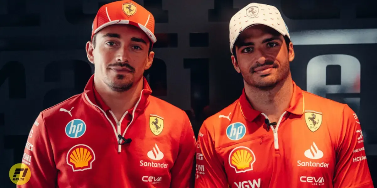 Charles Leclers and Carlos Sainz-Ferrari