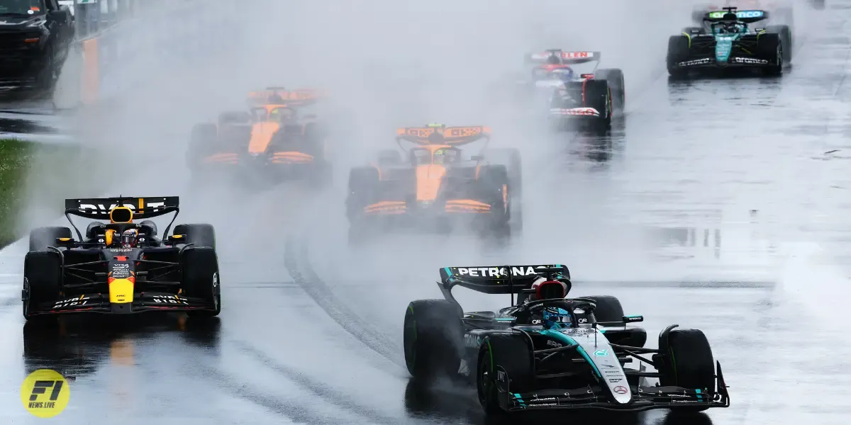 Start of the Canadian GP- Red Bull Content Pool