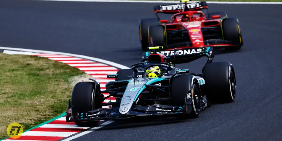 Lewis Hamilton and Carlos Sainz-Mercedes