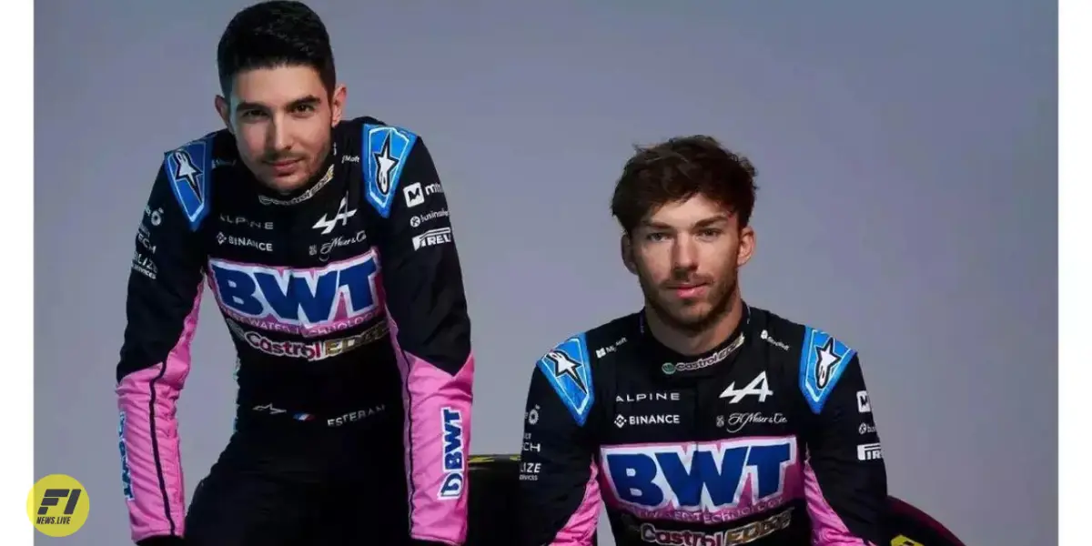 Esteban Ocon and Pierre Gasly