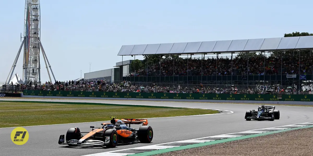 Lando Norris and Lewis Hamilton-McLaren