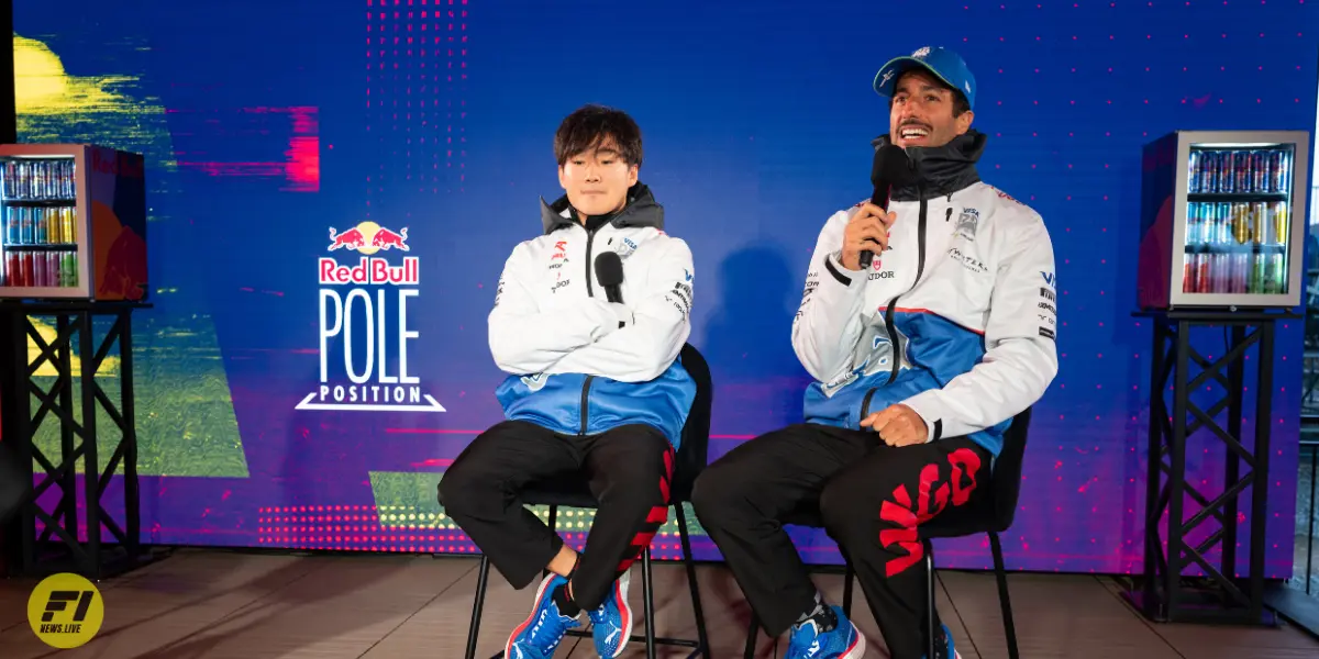 Yuki Tsunoda and Daniel Ricciardo-Red Bull Content Pool