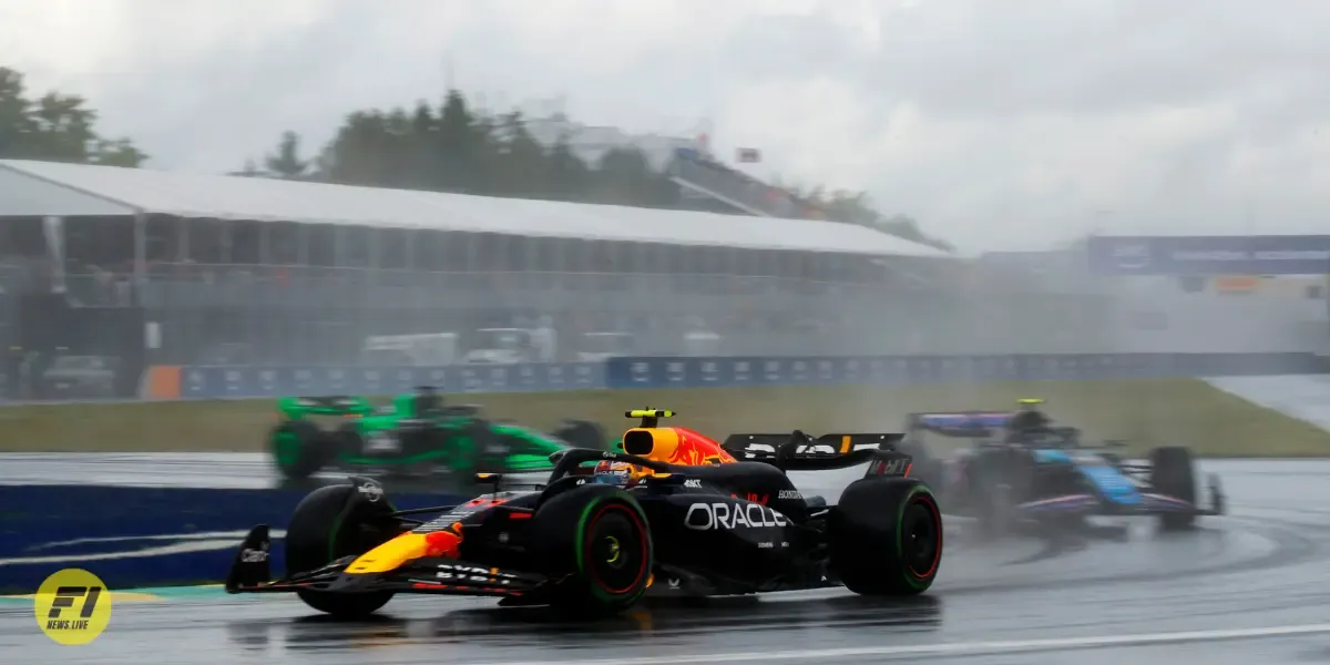 Sergio Perez in British Grand Prix-Red Bull Content Pool