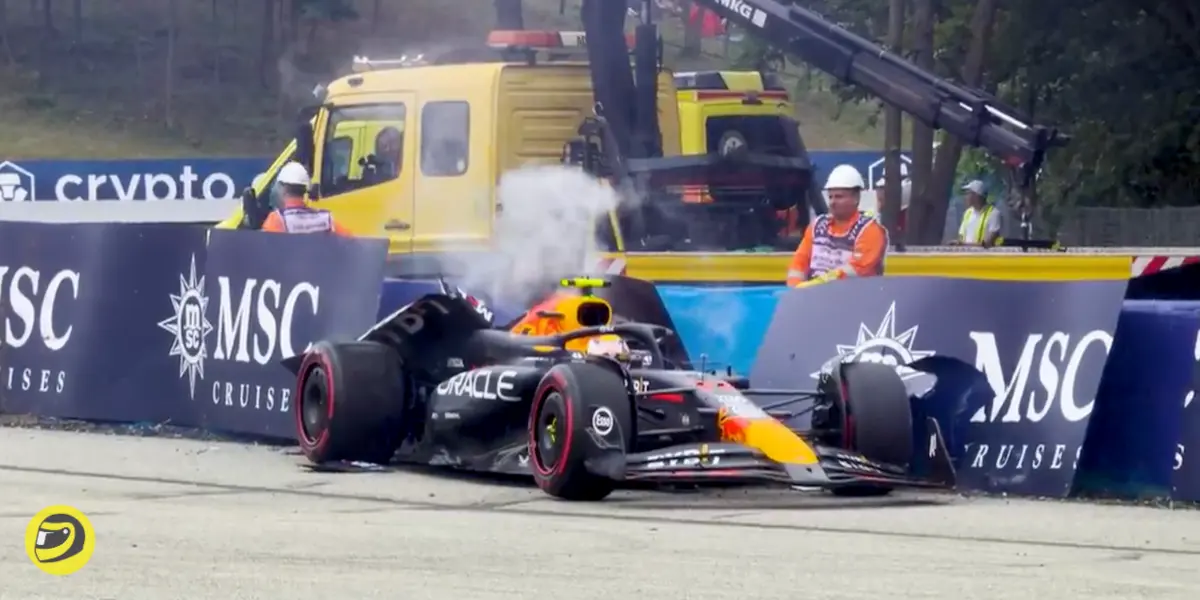 Sergio Perez crash in Q1- Pitinsider