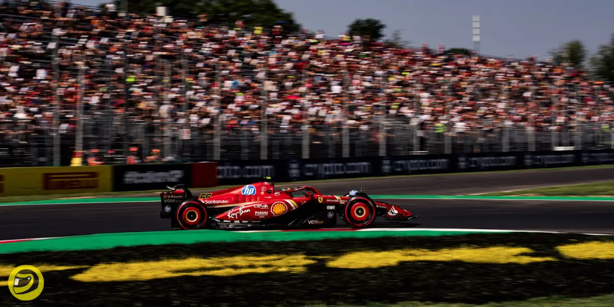 Carlos Sainz during FP2 in Monza 2024-pitinsider.com