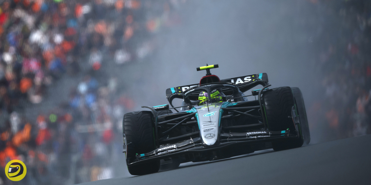 Lewis Hamilton in FP2 at the 2024 Dutch GP-pitinsider.com