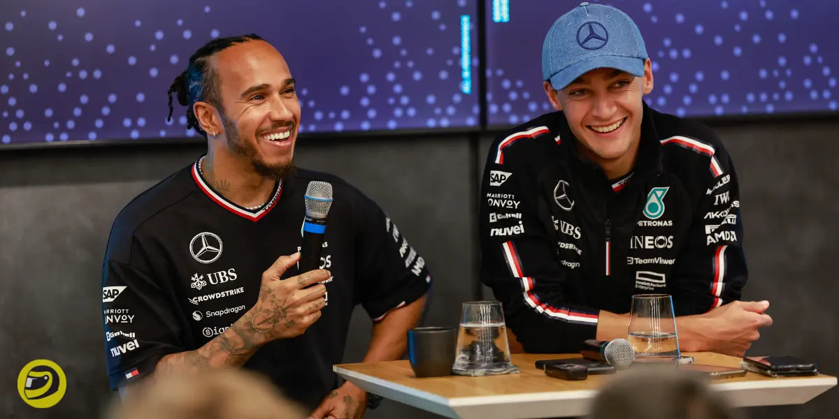 Lewis Hamilton and George Russell-Pitinsider.com