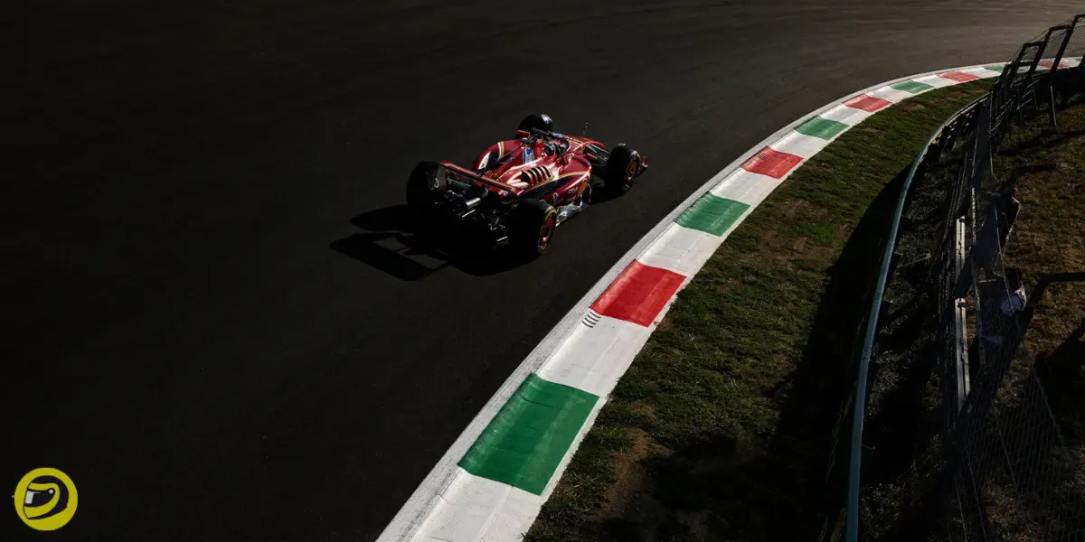 Carlos Sainz during FP2 in Monza 2024-pitinsider.com