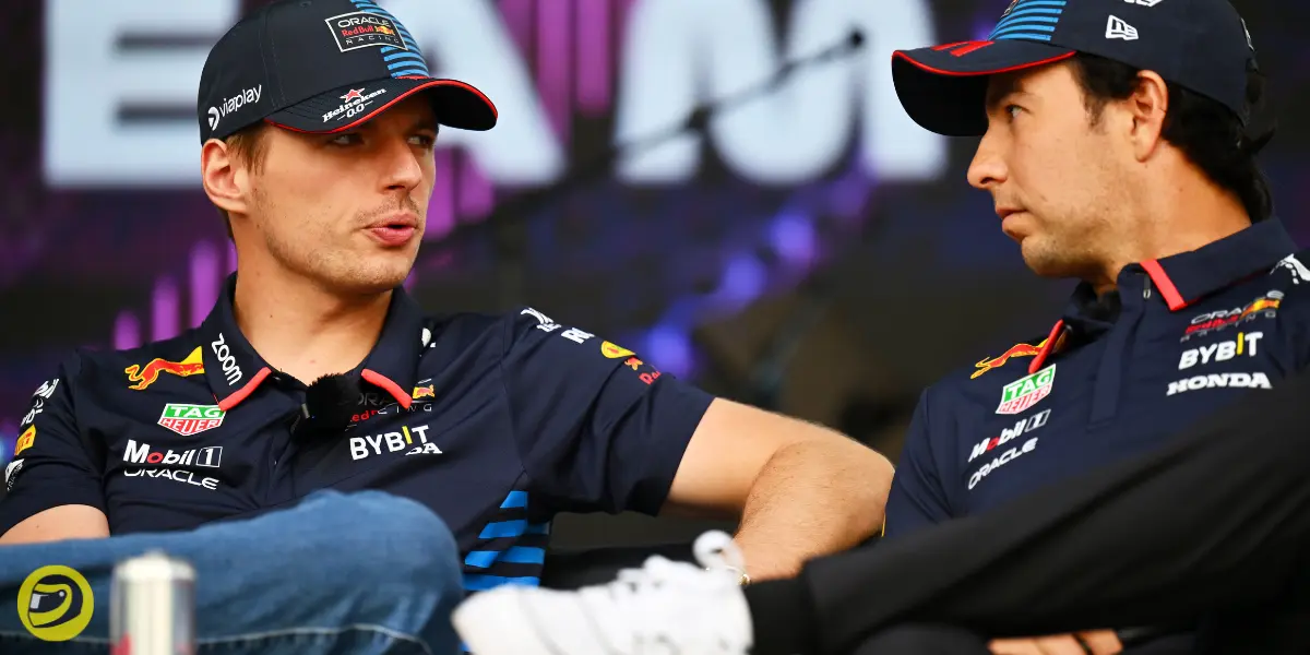 Max Verstappen and Sergio Perez-Pitinsider.com