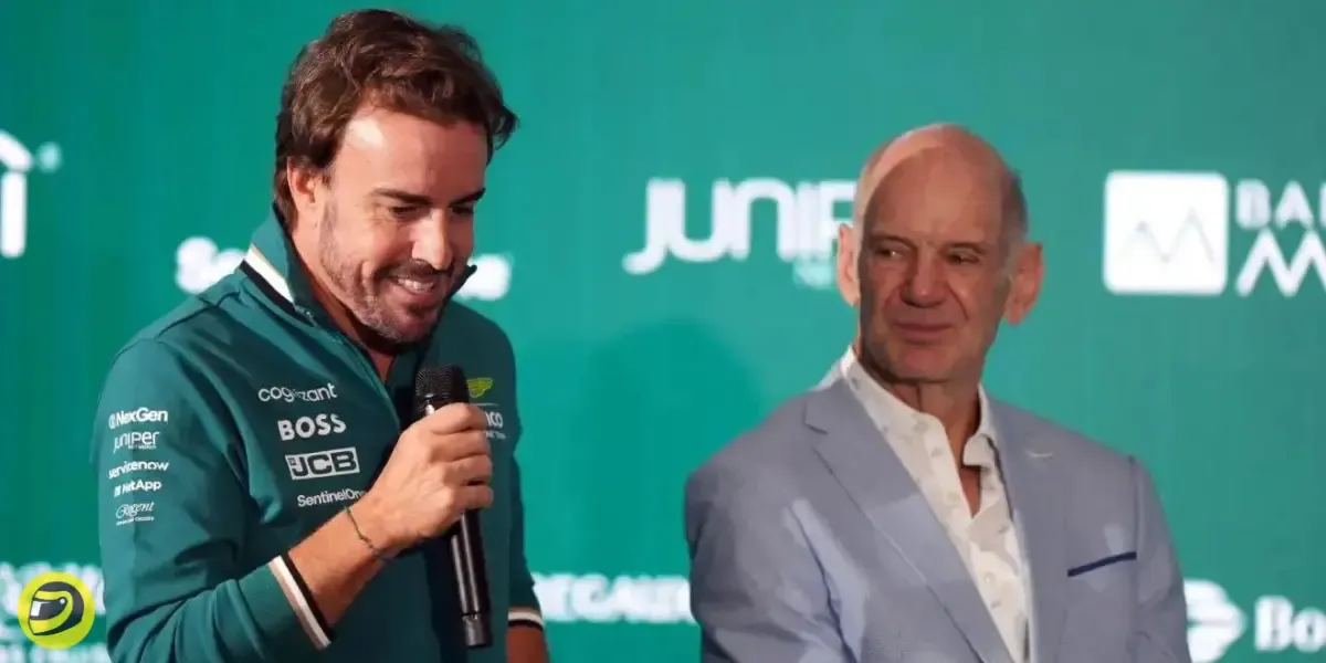 Fernando Alonso,Adrian Newey-Pitinsider.com