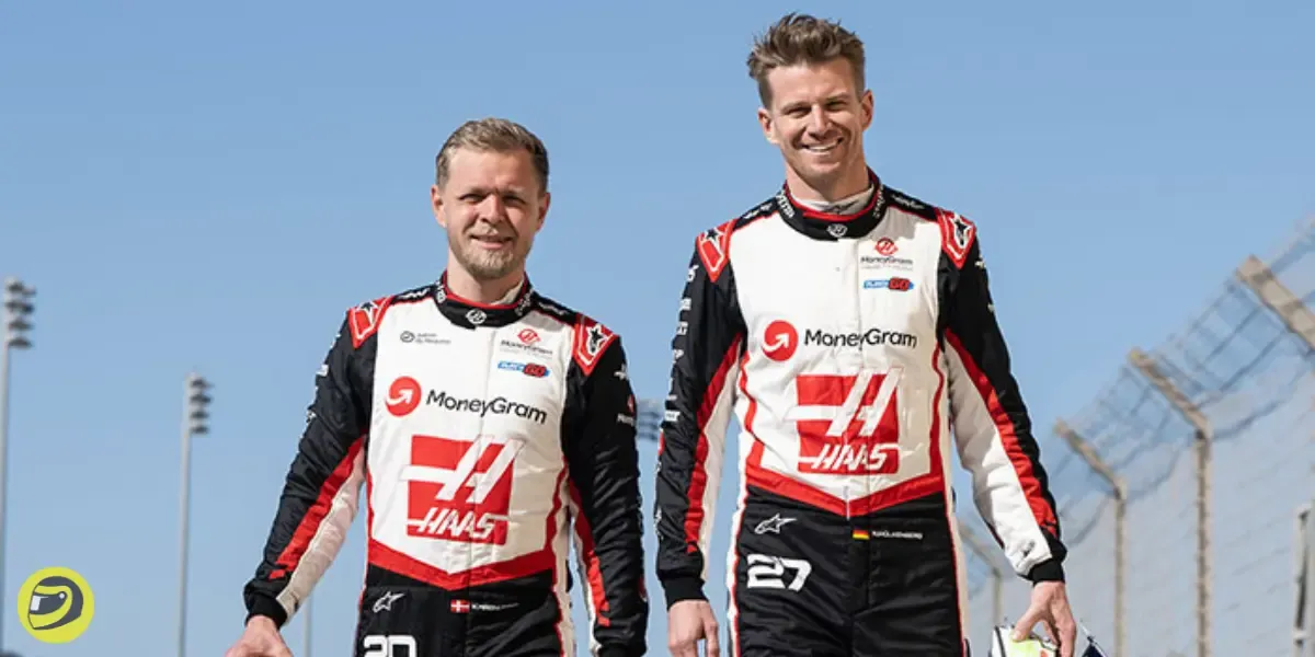 Nico Hulkenberg and Kevin Magnussen-Haas