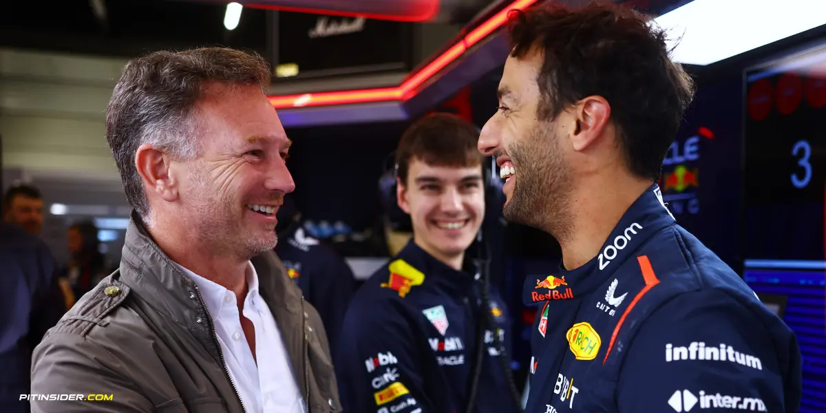  Christian Horner and Daniel Ricardio-Pitinsider.com