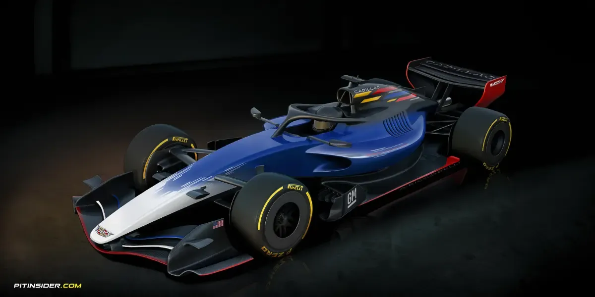 Cardillac Formula 1 racing car for 2025-Pitinsider.com