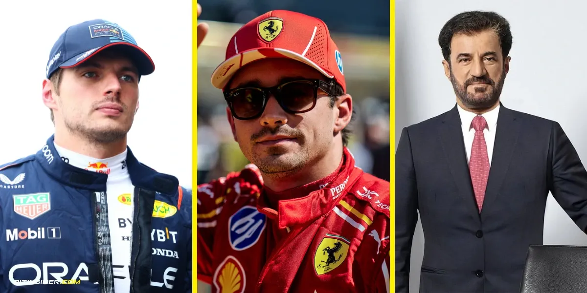 Max Verstappen,Charles Leclerc and Mohamed Ben Sulayem-Pitinsider.com