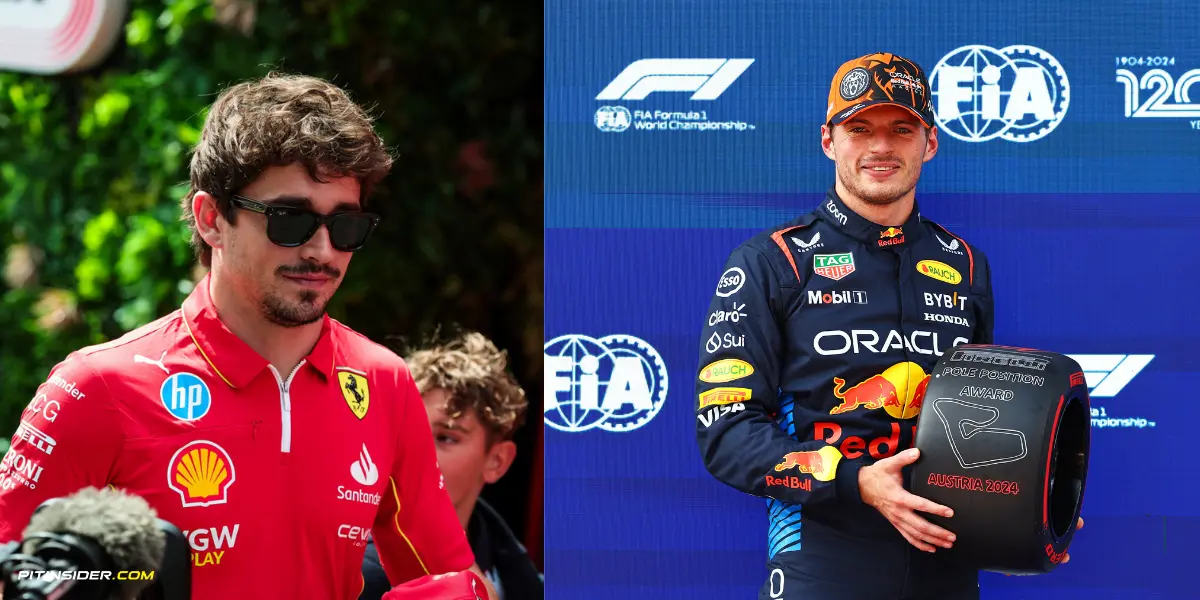 Charles Leclerc and Max Verstappen-Pitinsider.com