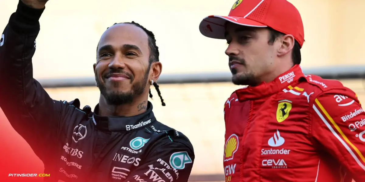 Lewis hamilton and Charles Leclerc-Pitinsider.com