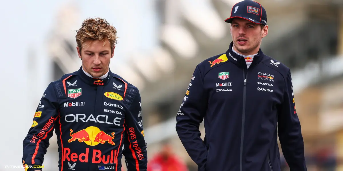 Liam Lawson and Max Verstappen-Pitinsider.com