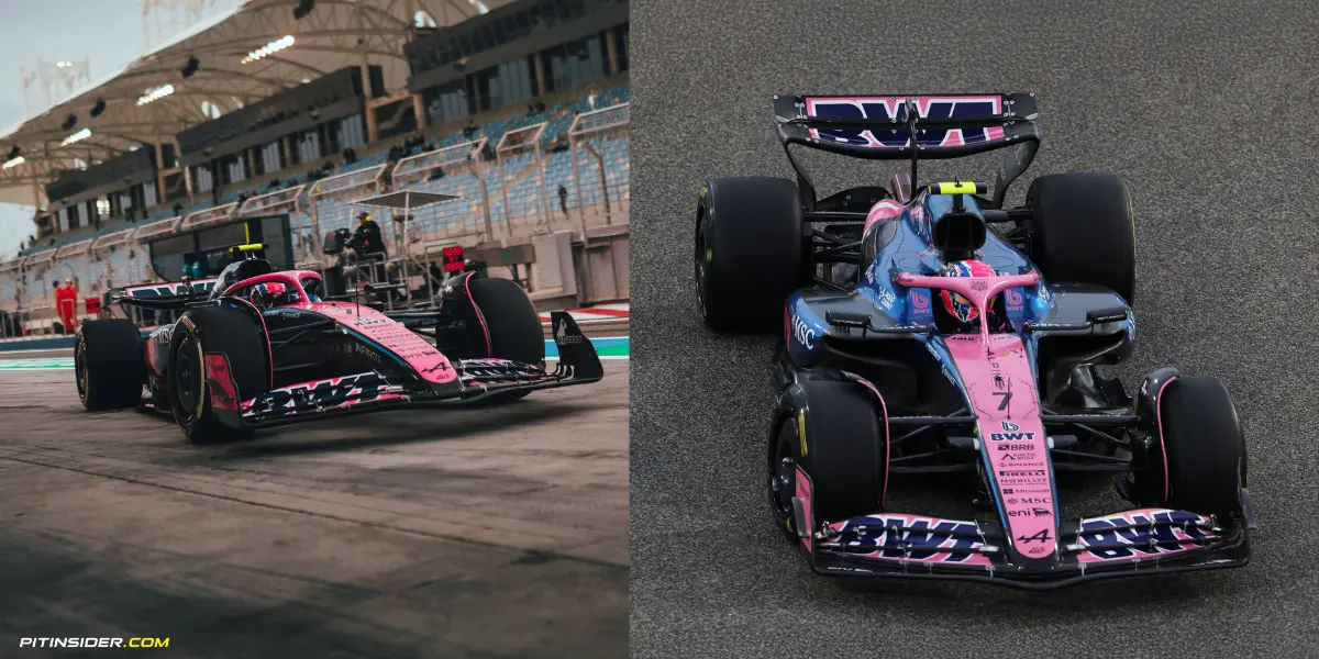 Pierre Gasly during day 2 of testing of 2025 in Bahrain-Alpine 