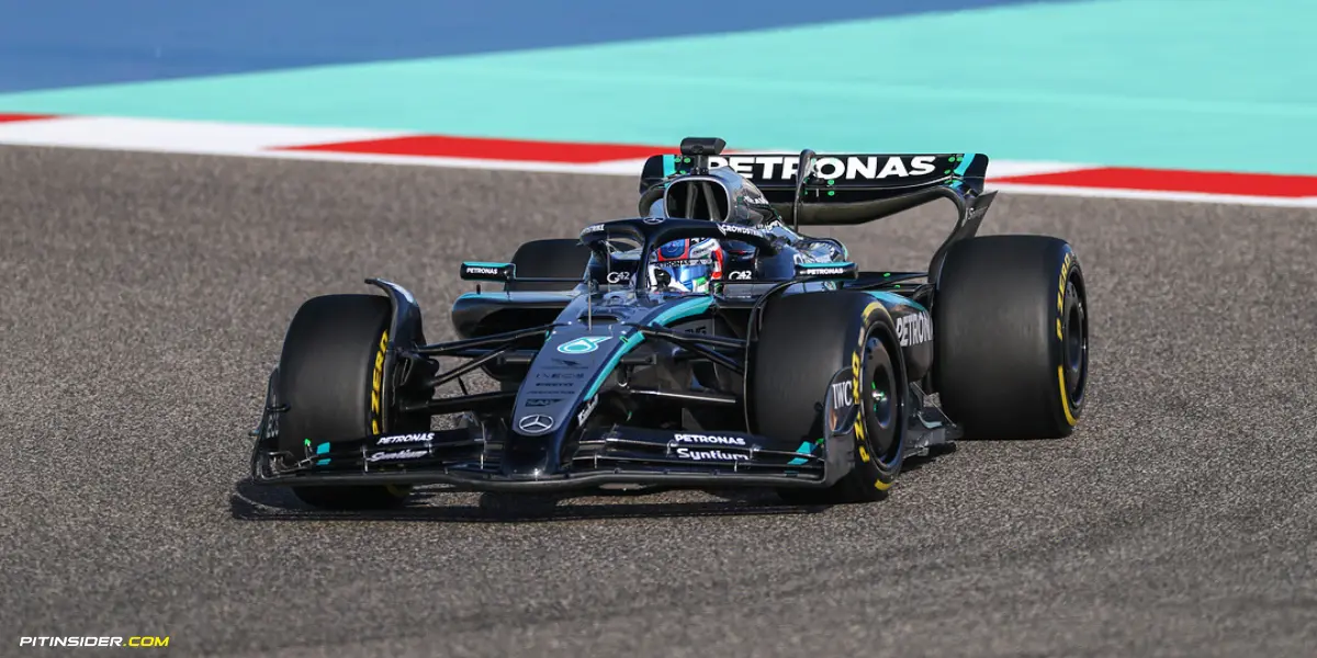 Kimi Antonelli first test in Bahrain-Mercedes