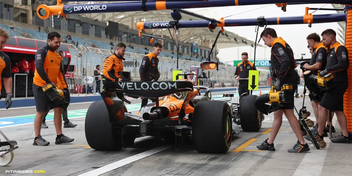 McLaren during day 2 of testing of 2025 in Bahrain-McLaren