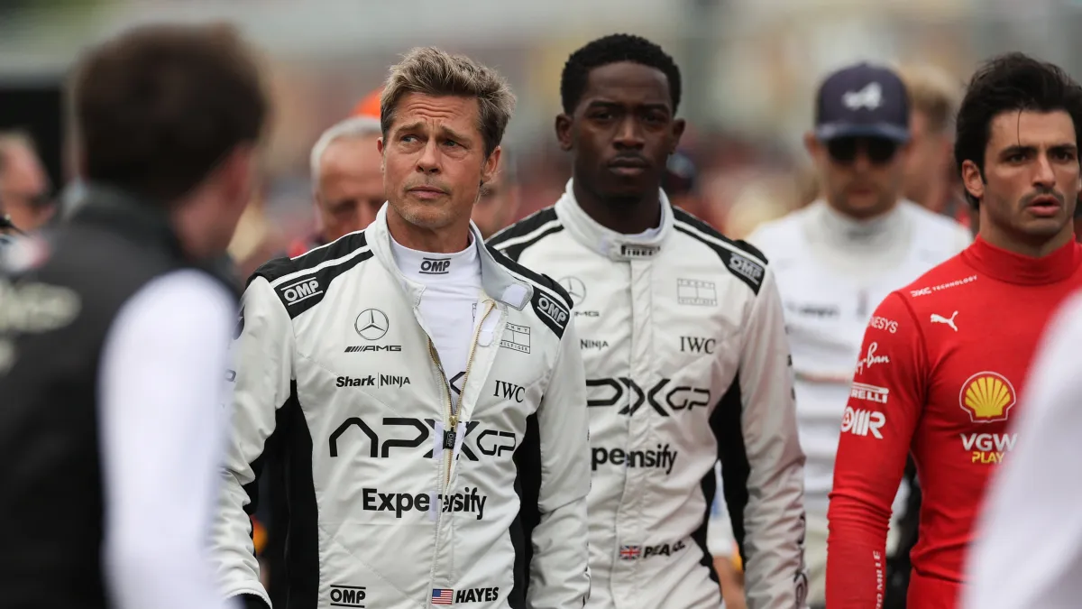 Brad Pitt reveals key F1 movie plot at the British GP