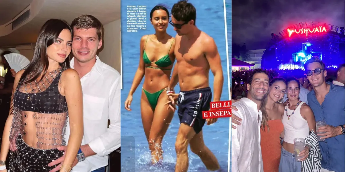 F1 stars unwind in style during summer break