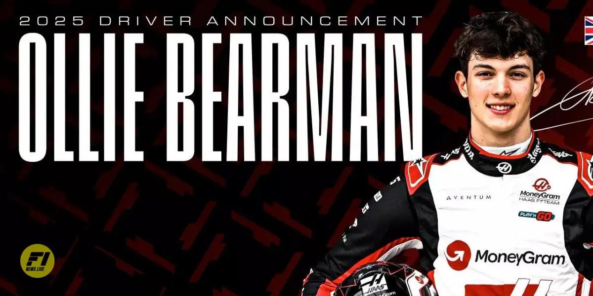 Oliver Bearman secures Haas F1 seat for 2025