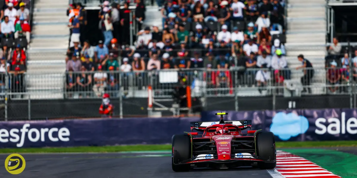 Carlos Sainz leads Mexico GP second practice as Russell crashes